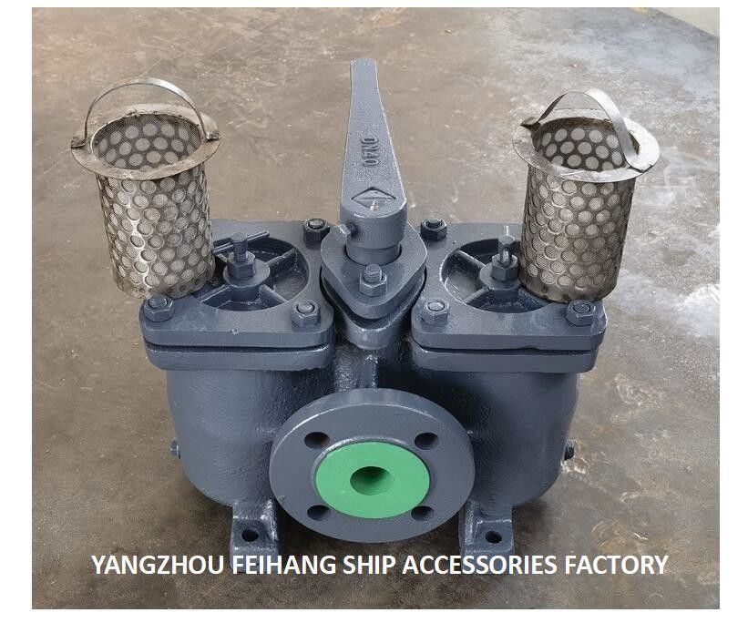 Technical Parameter Table For AS40 CB/T425 Duplex Oil Filter Double Oil Strainers Cast Iron Body With Filter Element