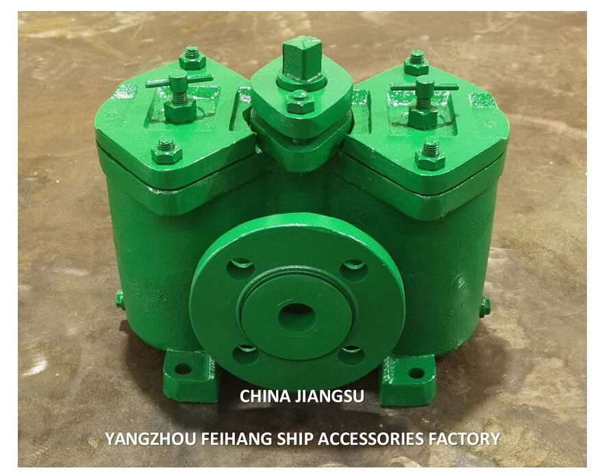 DUPLEX FUEL FILTER INCLUDING FILTER ELEMENTS MODEL AS32 CB/T425 FLANGE TO FLANGE -195mm FLANGE OD 120 FLANGE PCD-90m