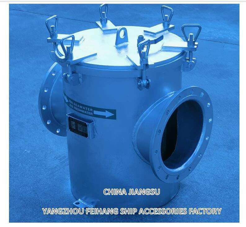 Simplex Sea Water Strainer Housing Model AS250 CB/T497-1994 Carbon Steel Body With Variable Stainless Steel Filter