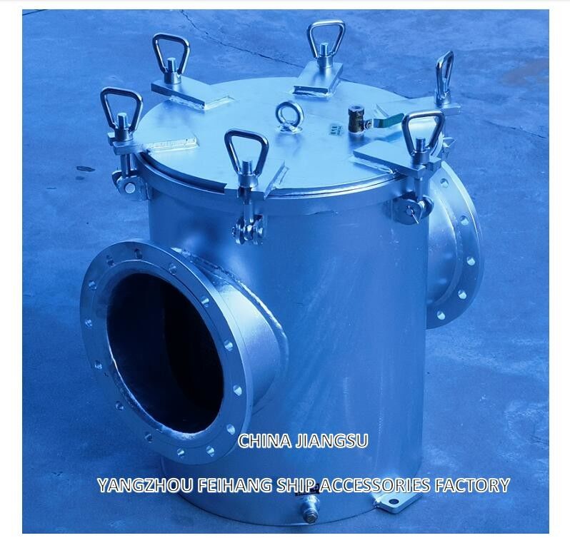 Simplex Sea Water Strainer Housing Model AS250 CB/T497-1994 Carbon Steel Body With Variable Stainless Steel Filter
