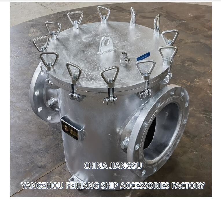 Simplex Sea Water Strainer Housing Model AS250 CB/T497-1994 Carbon Steel Body With Variable Stainless Steel Filter
