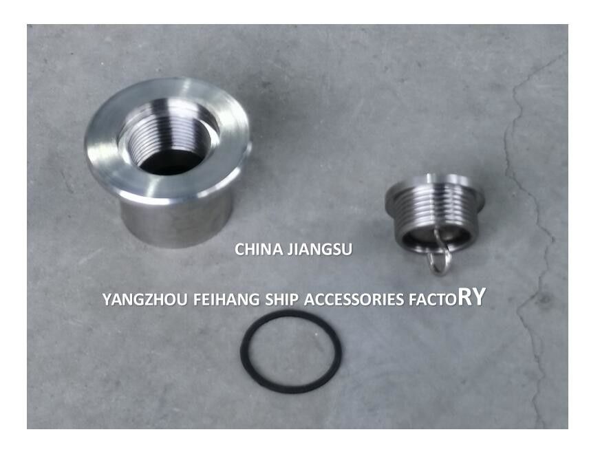 M76*3.0 Thread Size Stainless Steel Sounding Tubes Head Model A65 CB/T3778 with Copper Plug Material