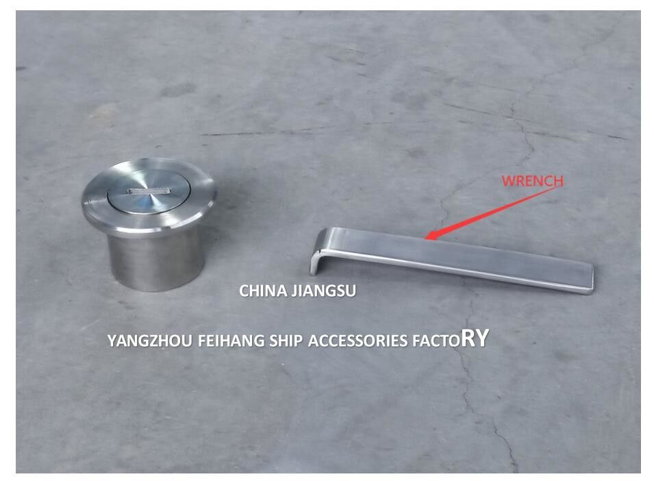 Stainless Steel Sounding Tubes Head Model A50 CB/T3778 Outside Diameter:92mm,Inside Diameter:62mm,Thread Szie：M60*3.0
