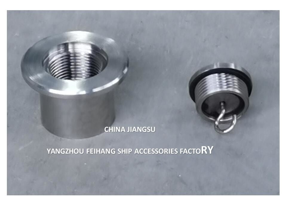 Stainless Steel Sounding Tubes Head Model A50 CB/T3778 Outside Diameter:92mm,Inside Diameter:62mm,Thread Szie：M60*3.0