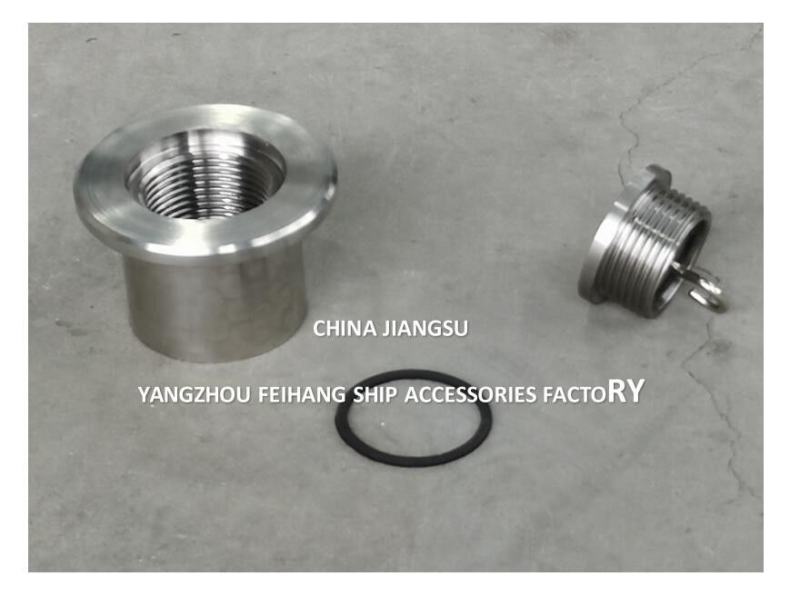 M76*3.0 Thread Size Stainless Steel Sounding Tubes Head Model A65 CB/T3778 with Copper Plug Material
