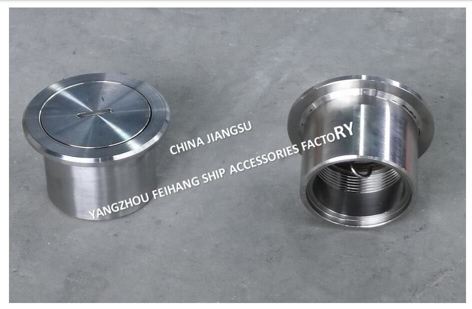 DN40-DN150 Cast Steel Sounding Tubes Pipe Head For Ballast Tank Butt Welding Connects