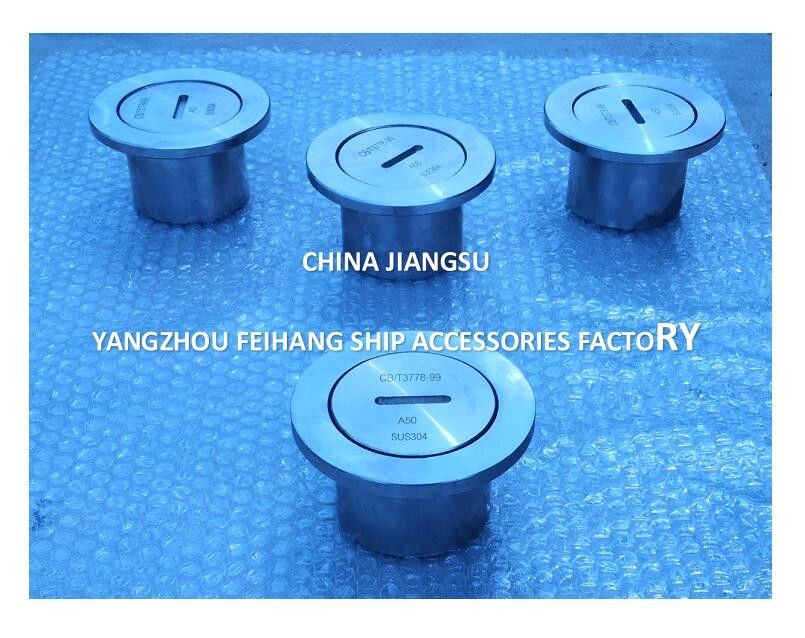 DN40-DN150 Sounding Pipe Head Model A40 Cb/T3778 Stainless Steel Lid and Body Material