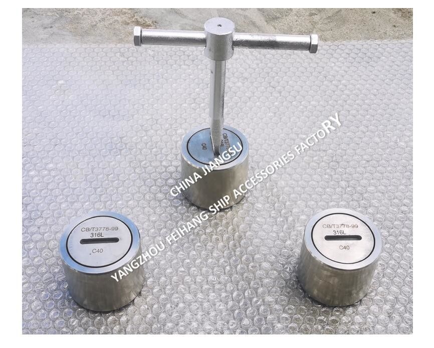 DN40-DN150 Sounding Pipe Head Model A40 Cb/T3778 Stainless Steel Lid and Body Material