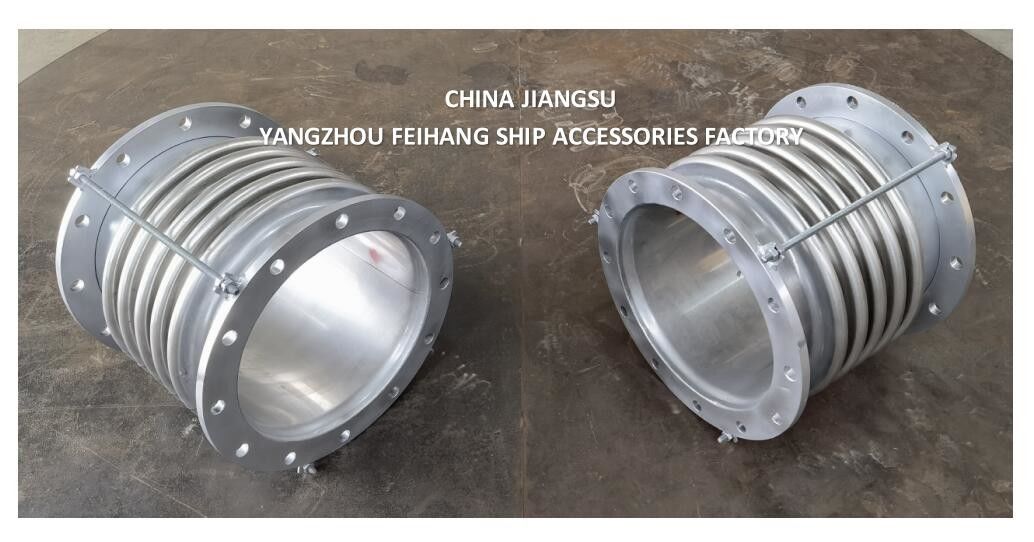 Marine Stainless Steel Bellows Expansion Joints Model AS350-5 gb/t12522 Size DN350 PN0.1 Face To Face-400mm