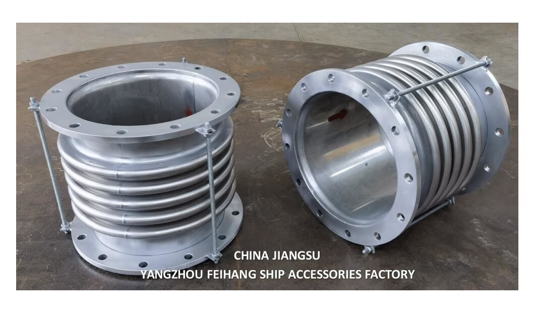 Marine Stainless Steel Bellows Expansion Joints Model AS350-5 gb/t12522 Size DN350 PN0.1 Face To Face-400mm