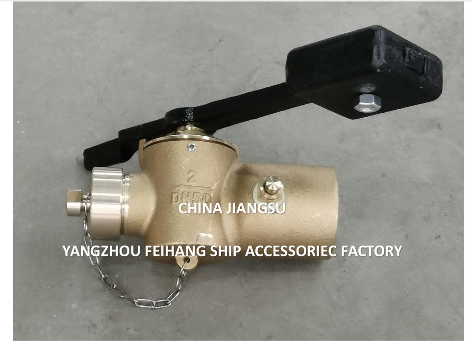 Sounding Cock- Bronze Self-Closing Valve Model FH40 CB/T3778-1999  Threaded Ends With Weight Lever