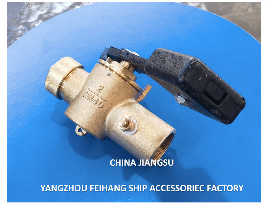 Sounding Cock- Bronze Self-Closing Valve Model FH40 CB/T3778-1999  Threaded Ends With Weight Lever