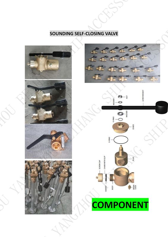 China Bronze Weighted Lever Self Closing Sounding Cock Threaded Bsp Model FH40 Cb/T3778-1999