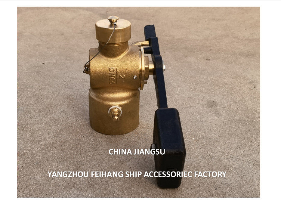 China Bronze Weighted Lever Self Closing Sounding Cock Threaded Bsp Model FH40 Cb/T3778-1999