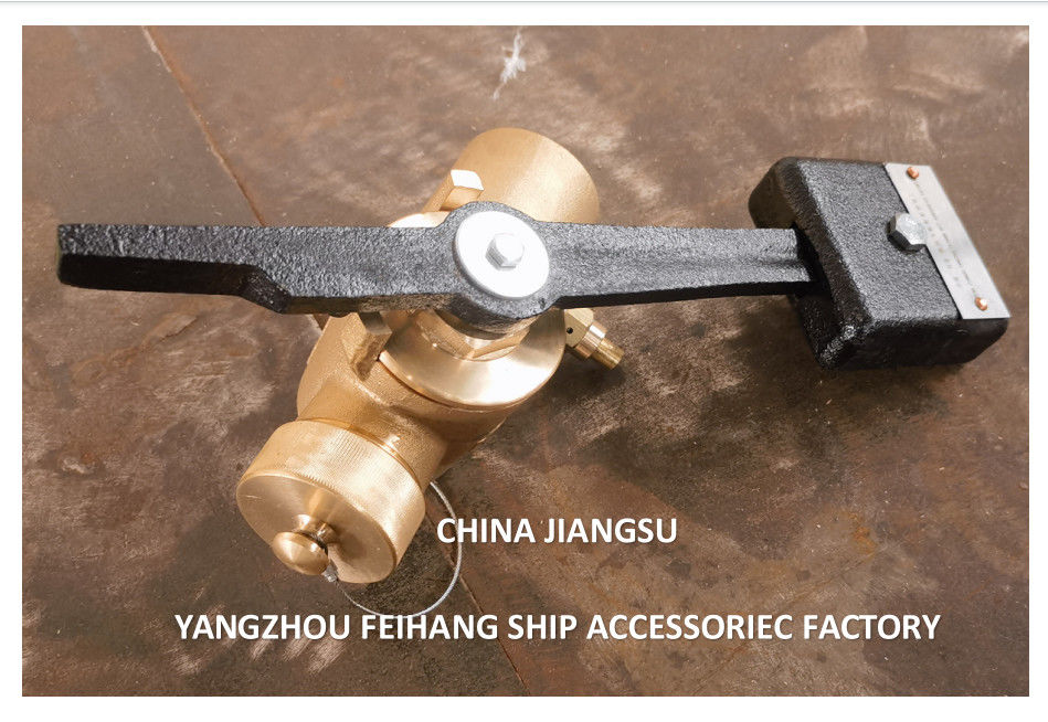 China Bronze Weighted Lever Self Closing Sounding Cock Threaded Bsp Model FH40 Cb/T3778-1999
