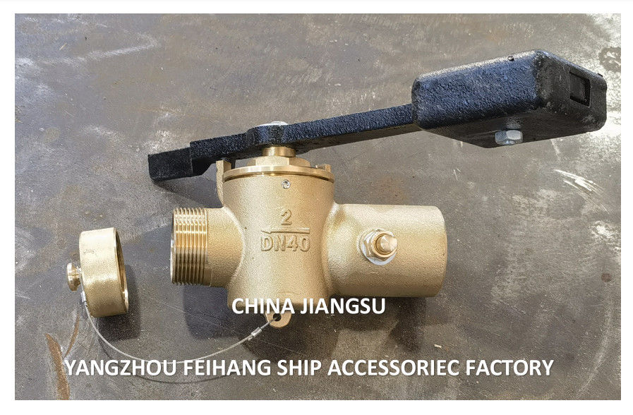 China Bronze Weighted Lever Self Closing Sounding Cock Threaded Bsp Model FH40 Cb/T3778-1999