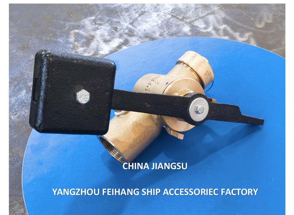 China Bronze Weighted Lever Self Closing Sounding Cock Threaded Bsp Model FH40 Cb/T3778-1999
