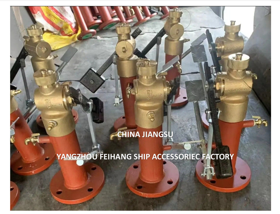 High Quality Marine Self-Closing Cock With Foot Pedal  For Sounding Pipe Threaded Ends Withbrinze Weighted Lver