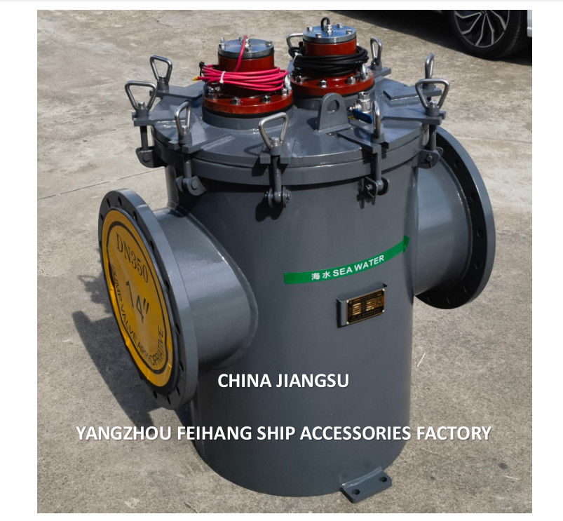 Marine Seawater Filter With MGPS-Marine Growth Prevention System Model AS350 CB/T497-2012