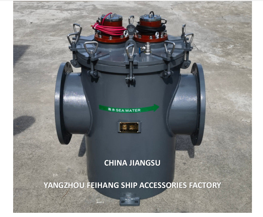 Marine Seawater Filter With MGPS-Marine Growth Prevention System Model AS350 CB/T497-2012