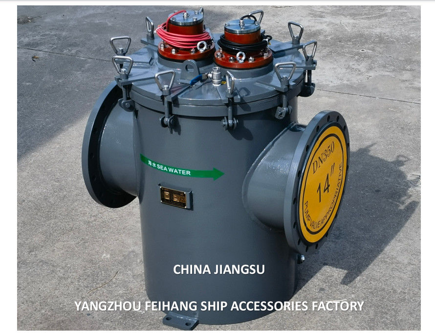 Marine Seawater Filter With MGPS-Marine Growth Prevention System Model AS350 CB/T497-2012