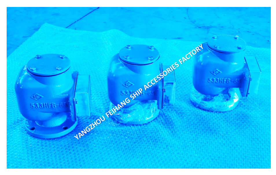 533HFB-DN65 AIR VENT HEAD COMPLETE SET FOR BALLAST WATER TANKS AIR PIPE HEAD MODEL 533HFB-65A