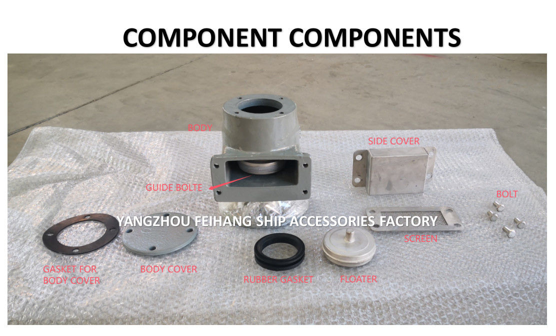 533HFB-DN65 AIR VENT HEAD COMPLETE SET FOR BALLAST WATER TANKS AIR PIPE HEAD MODEL 533HFB-65A
