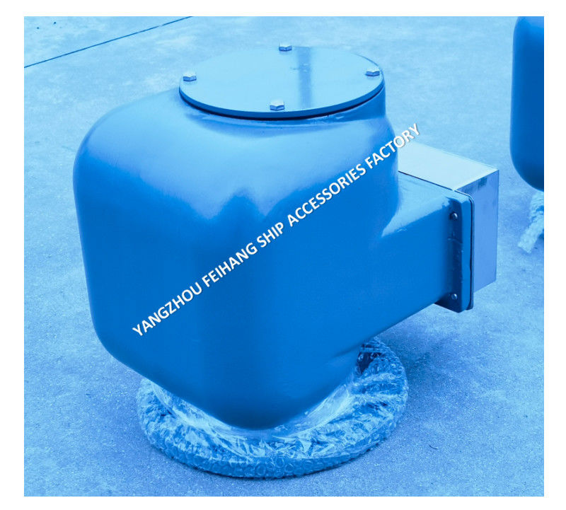 NODULAR CAST IRON MARINE AIR VENT HEAD MODEL 533HFB-150A MEDIUM GRAY FOR BALLAST TANK FLOAT TYPE