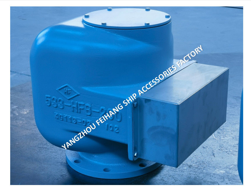 BALLAST TANK AIR VENT HEAD NO.533HFB-200A CAST IRON BODY WITH 316 STAINLESS STEEL FLOAT