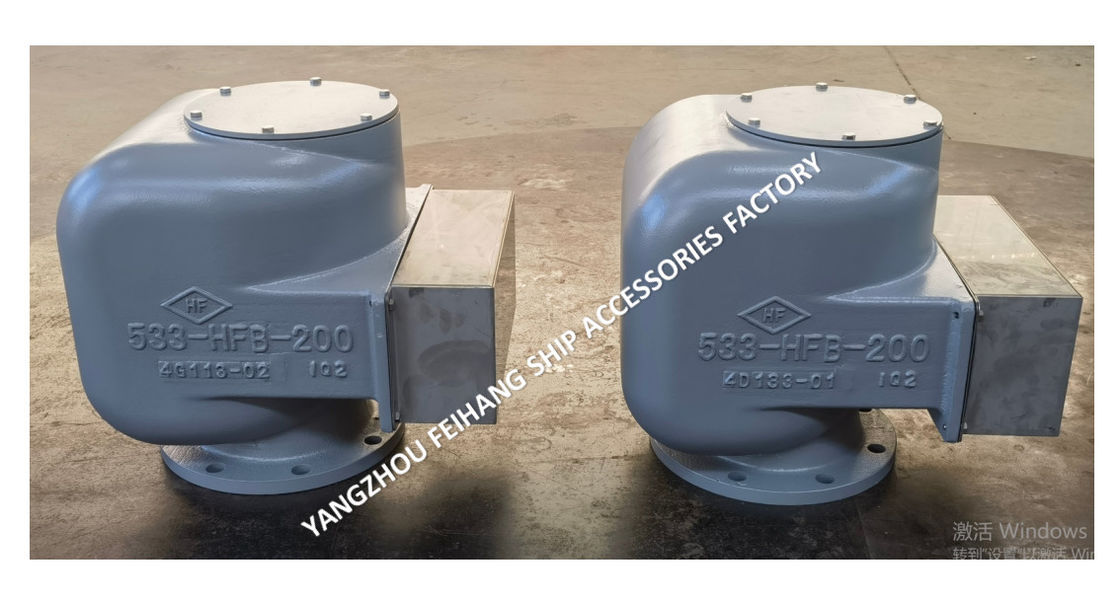 MARINE AIR VENT HEAD COMPLETE SET 533HFB-200A BODY DUCTILE IRON WITH STAINLESS STEEL FLOAT