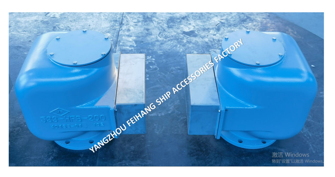 BALLAST TANK AIR VENT HEAD NO.533HFB-200A CAST IRON BODY WITH 316 STAINLESS STEEL FLOAT