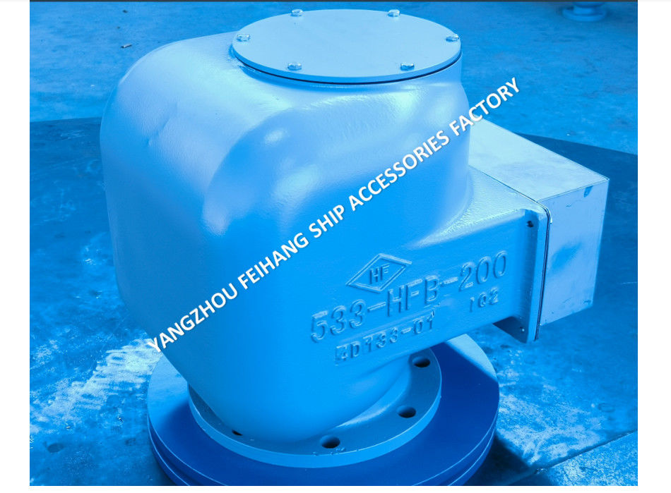 BALLAST TANK AIR VENT HEAD NO.533HFB-200A CAST IRON BODY WITH 316 STAINLESS STEEL FLOAT
