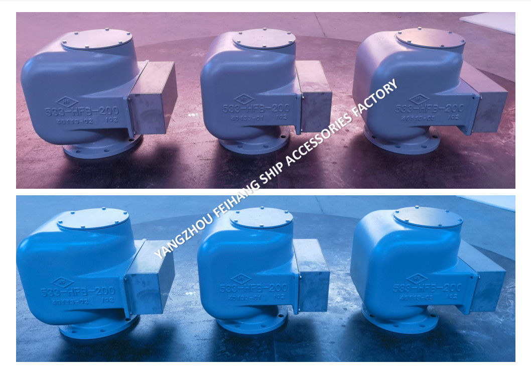BALLAST TANK AIR VENT HEAD NO.533HFB-200A CAST IRON BODY WITH 316 STAINLESS STEEL FLOAT