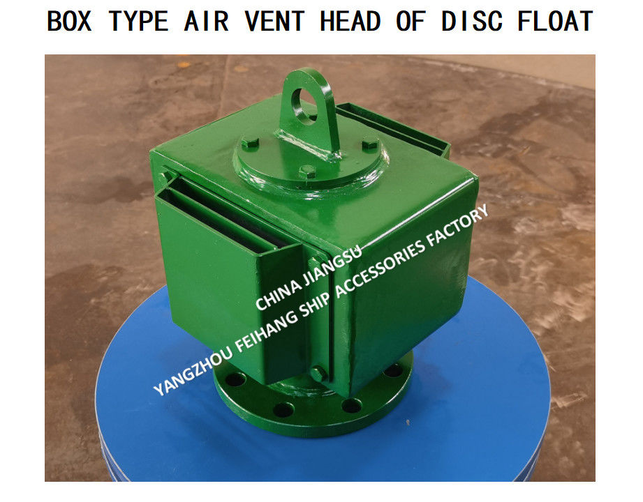 BOX TYPE AIR VENT HEAD OF DISC FLOAT FOR FRESH WATER TANK MODEL FH-100 BODY CARBON STEEL HOT DIP GALVANIZING