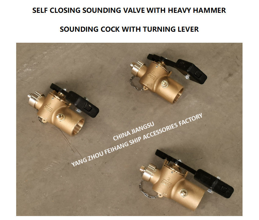 SOUNDING VALVE SELF CLOSING THREADED ENDS DN50 CB/T3778 & SOUNDING COCK THREADED ENDS DN50 CB/T3778