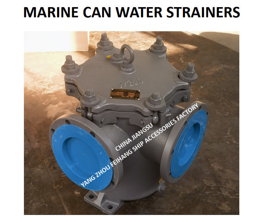 IMPA872010 Marine Can Water Strainer 5K-200A  S-TYPE JIS F7121-1996 Flange cast iron Can Water Filter 5K-200A LA-TYPE