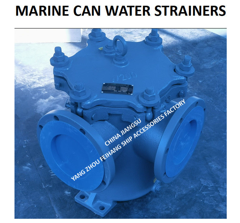 IMPA872010 Marine Can Water Strainer 5K-200A  S-TYPE JIS F7121-1996 Flange cast iron Can Water Filter 5K-200A LA-TYPE