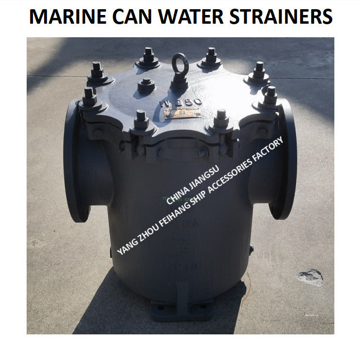 CAN WATER STRAINERS FOR Sea Chest Model 5k-300a S-Type Jis F7121 Cast Iron Body Stainless Steel Filter