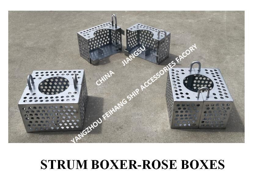 Filter Box Marine Rose Boxes For Bilge Line FH-250A JIS F7206 Carbon Steel Hot Dip Galvanized