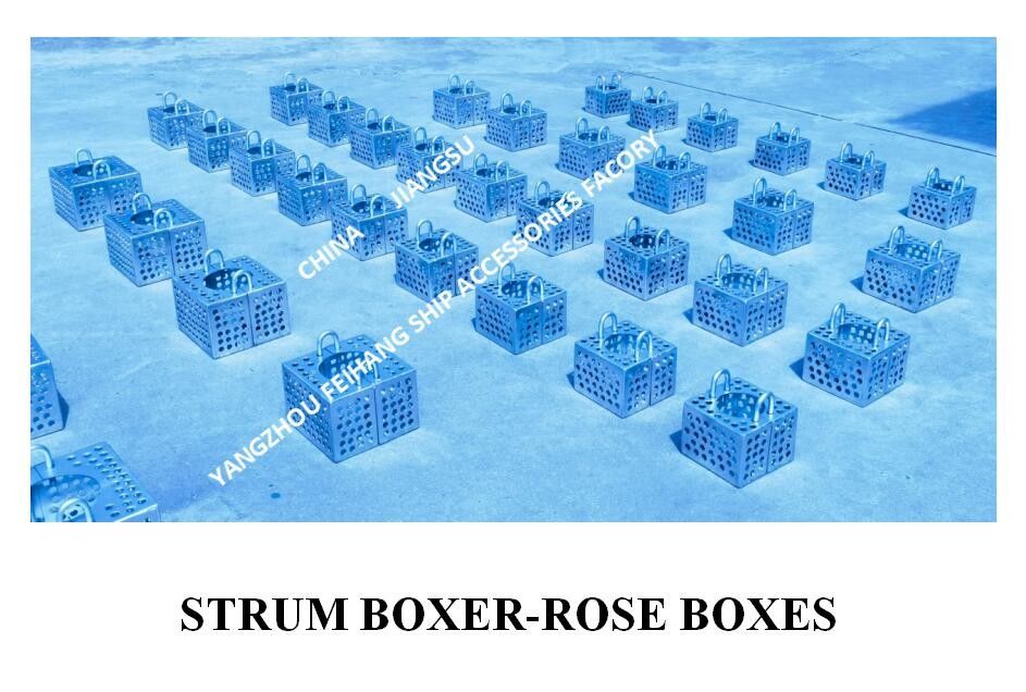 Filter Box Marine Rose Boxes For Bilge Line FH-250A JIS F7206 Carbon Steel Hot Dip Galvanized