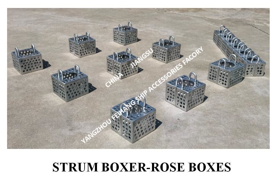 Galvanized Steel Filter Rose Box For Bilge Line FH-100A JIS F7206 Mesh-10mm