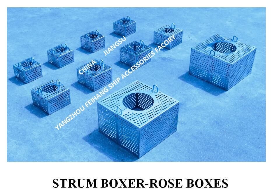 Stainless Steel Filter Rose Box For Bilge Line FH-100A JIS F7206 Mesh 10mm