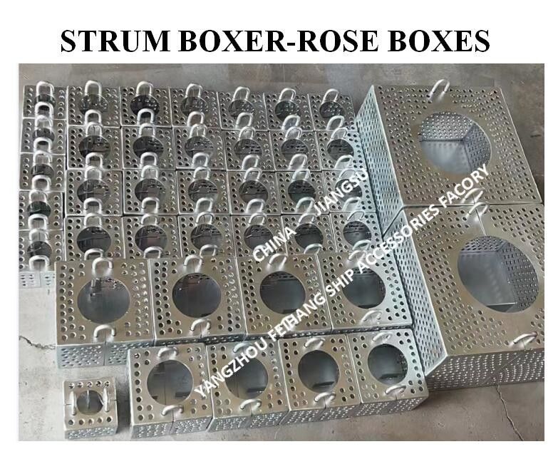 Stainless Steel Filter Rose Box For Bilge Line FH-100A JIS F7206 Mesh 10mm