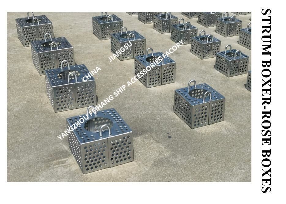 Stainless Steel Filter Rose Box For Bilge Line FH-100A JIS F7206 Mesh 10mm