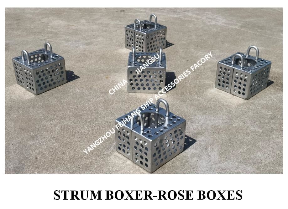 Stainless Steel Filter Rose Box For Bilge Line FH-100A JIS F7206 Mesh 10mm