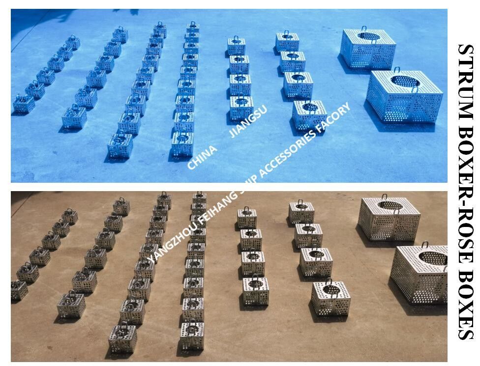 Stainless Steel Filter Rose Box For Bilge Line FH-100A JIS F7206 Mesh 10mm