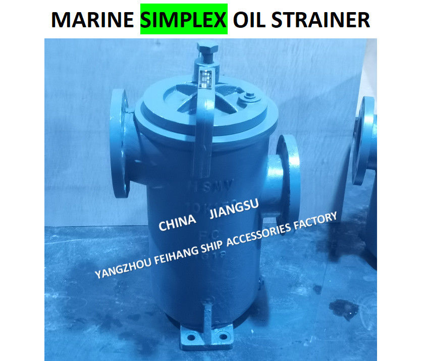 Technical Data For JIS F7209 Simplex Oil Straines & Single Oil Basket Filter Body - Cast Iron And Filter - Stainless Steel
