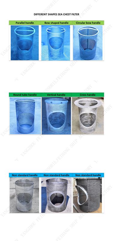 SEA CHESTS FILTERS & Sea Chest Strainers For Sea Water Strainer, Body Stainless Steel. Mesh Hole Dia 3mm