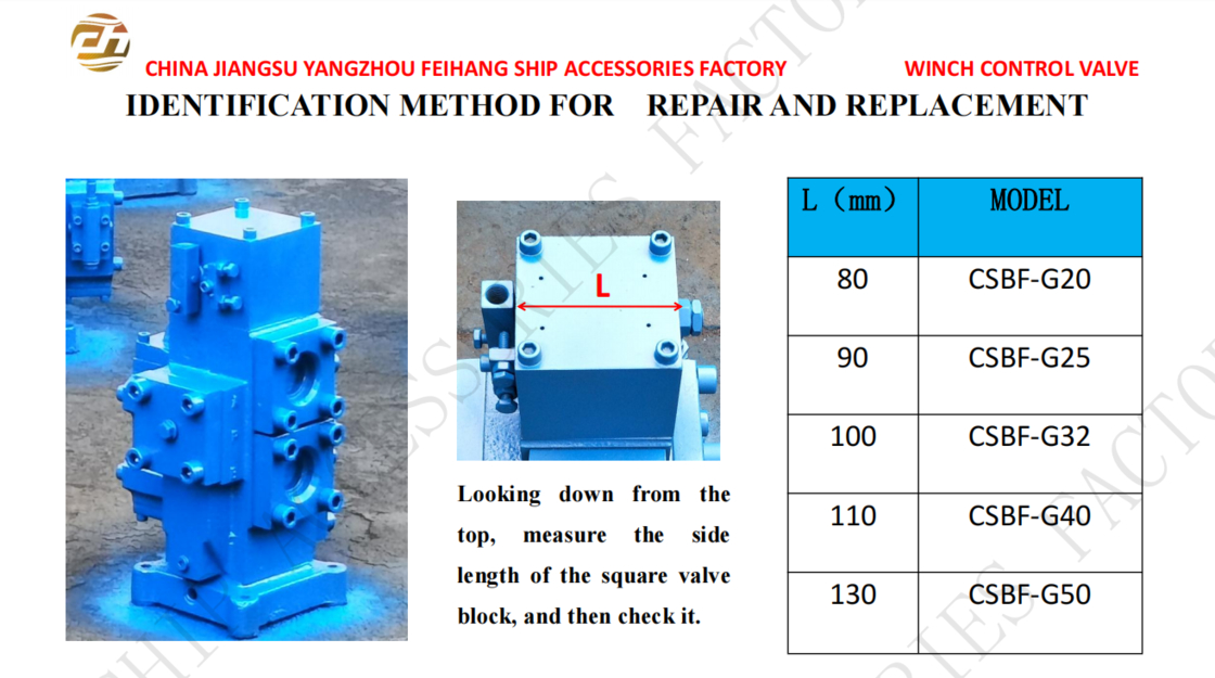 How To Replace For CSBF Type Winch Control Valve &  Hydraulic Control Valve moade CSBF-G25