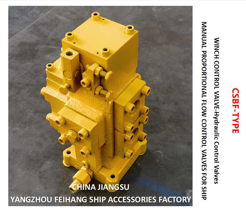 Winch Control Valve Block With Inlet/Outlet Port Size 20a-50a In Blue And Green For Optimal Operation Performance Efficiency
